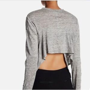 A.L.C. Gray Open-Back Top